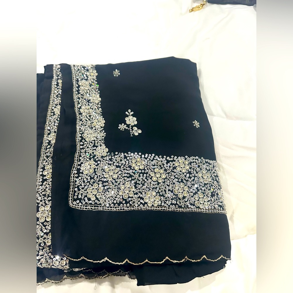 Indian Party Wear Saree &Blouse